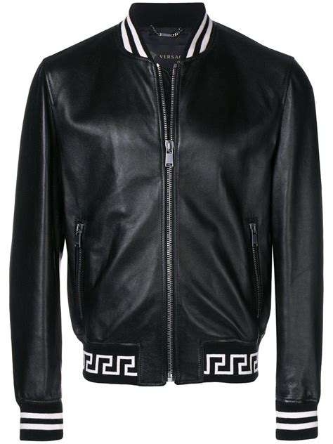 versace jacket mens counterfeit|used versace men leather jacket.